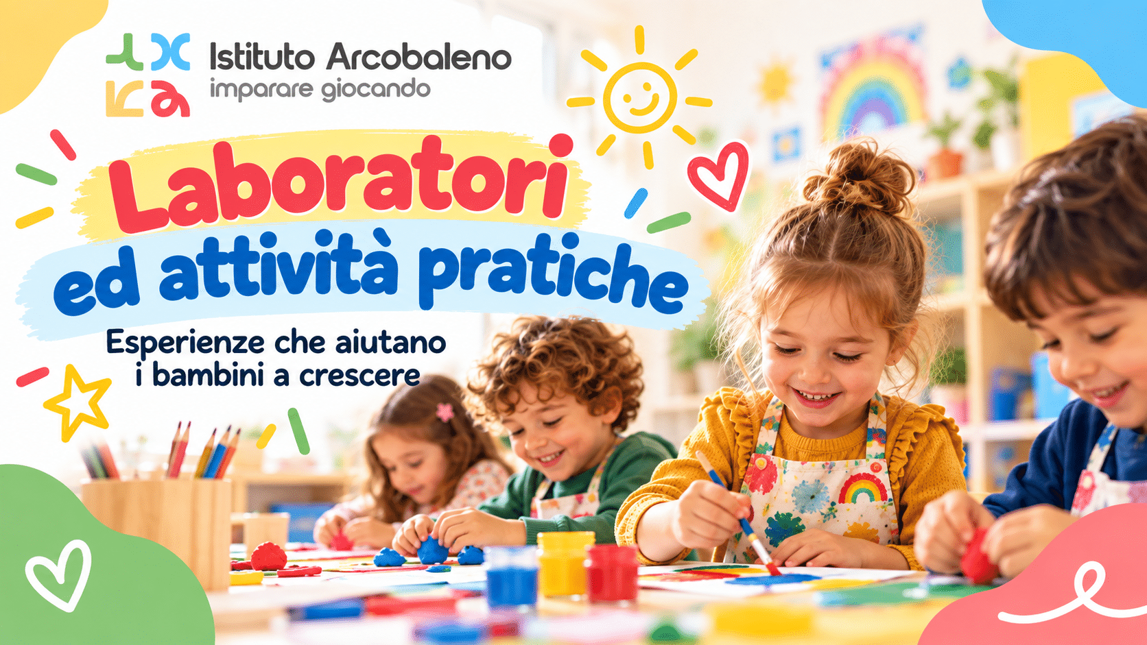 Laboratori creativi all’Istituto Arcobaleno